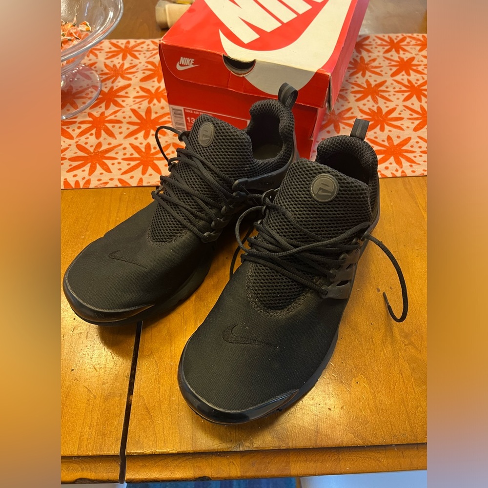 Nike Air Presto Low Sneakers - Triple Black US Men’s 13 Used with box